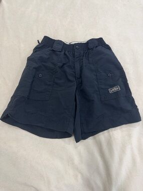 Men's AFTCO Black Cargo Shorts